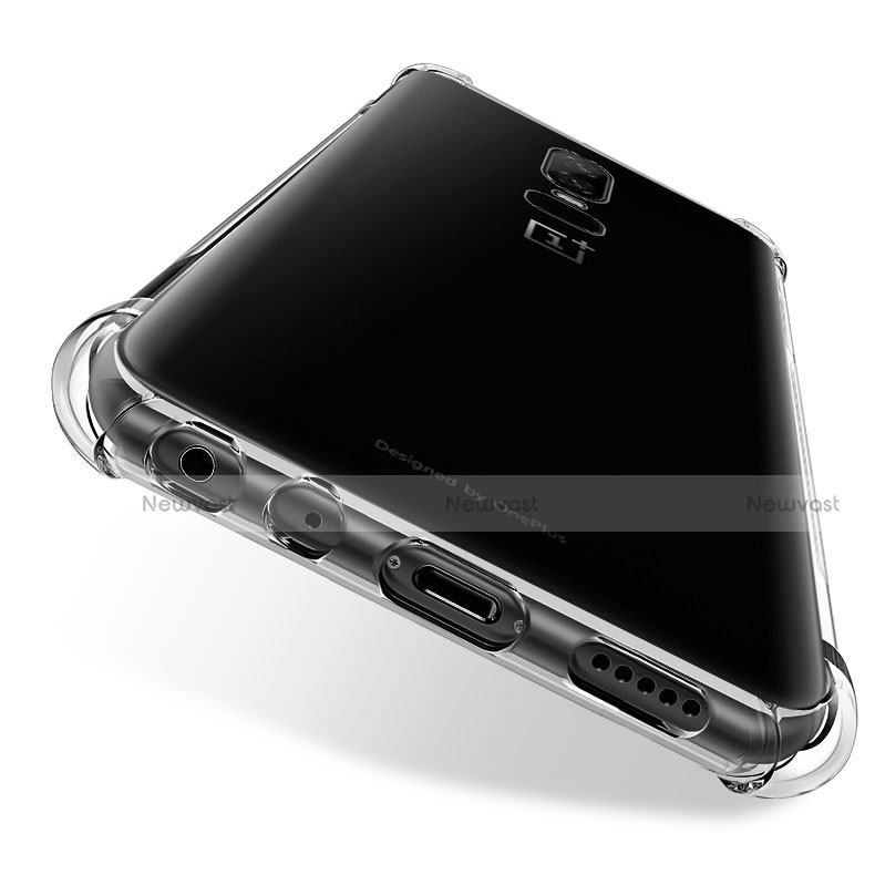 Ultra-thin Transparent TPU Soft Case Cover for OnePlus 6 Clear