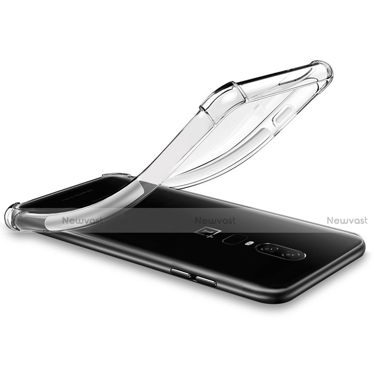 Ultra-thin Transparent TPU Soft Case Cover for OnePlus 6 Clear