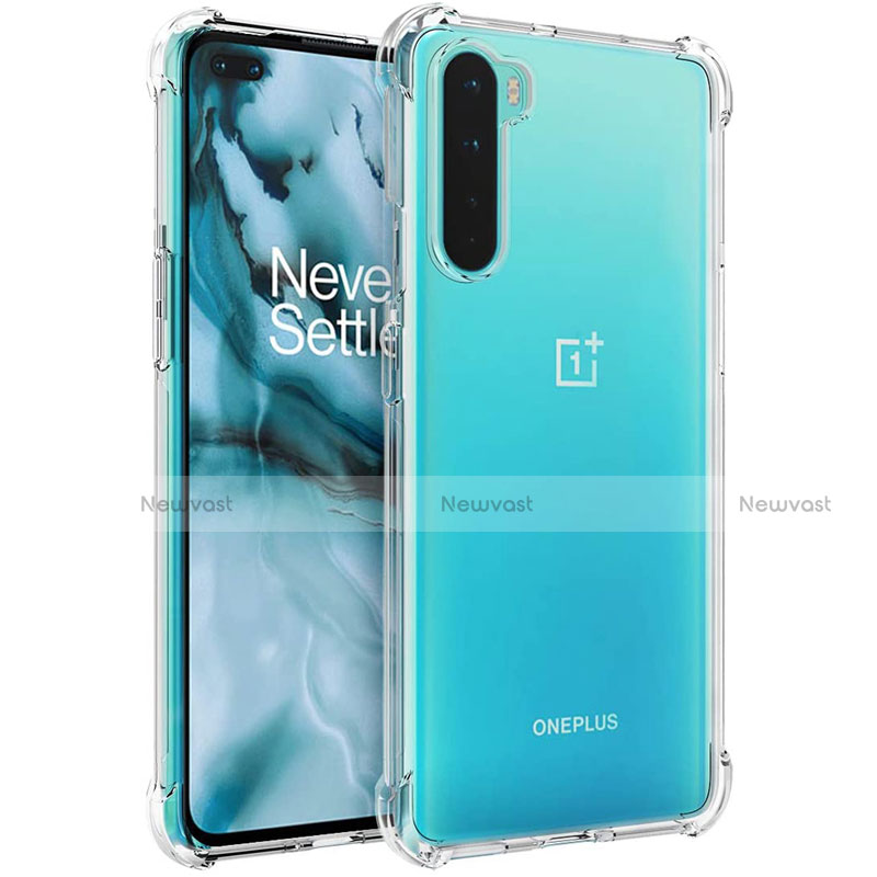 Ultra-thin Transparent TPU Soft Case Cover for OnePlus Nord Clear