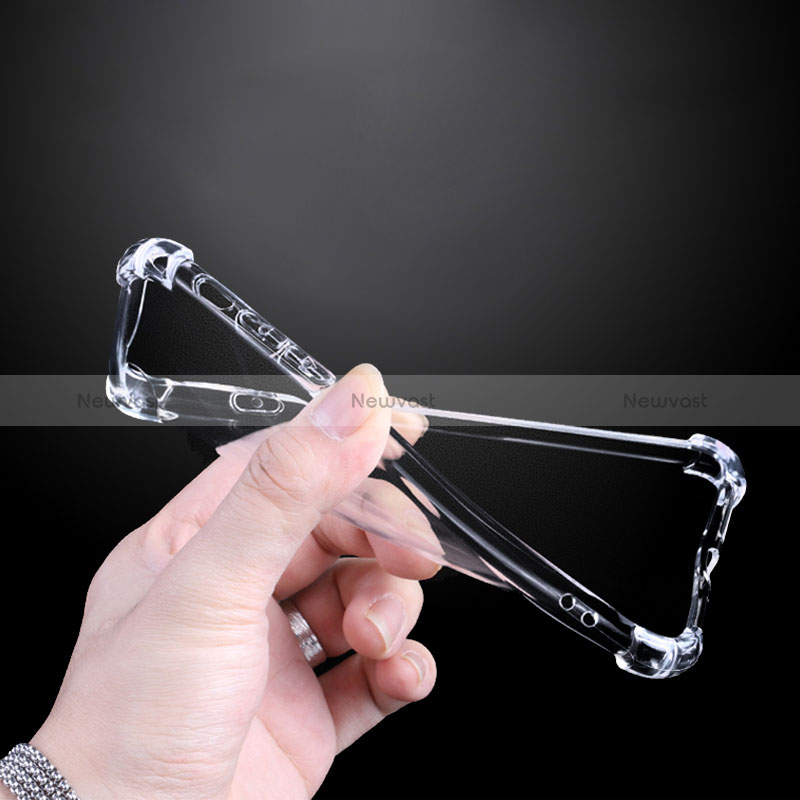 Ultra-thin Transparent TPU Soft Case Cover for Oppo A11s Clear