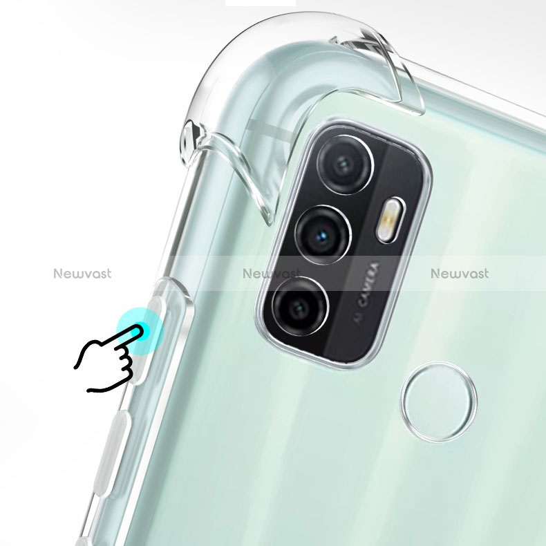 Ultra-thin Transparent TPU Soft Case Cover for Oppo A11s Clear
