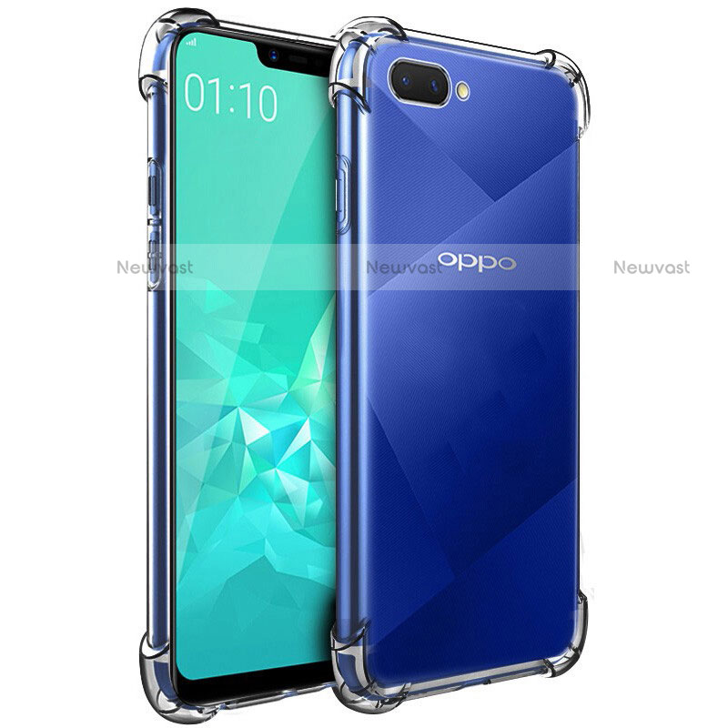 Ultra-thin Transparent TPU Soft Case Cover for Oppo A12e Clear