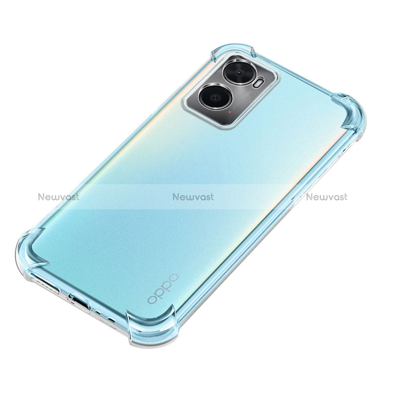 Ultra-thin Transparent TPU Soft Case Cover for Oppo A57s Clear