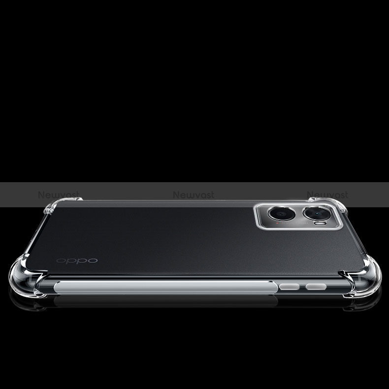 Ultra-thin Transparent TPU Soft Case Cover for Oppo A57s Clear