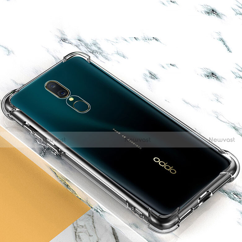 Ultra-thin Transparent TPU Soft Case Cover for Oppo A9 Clear