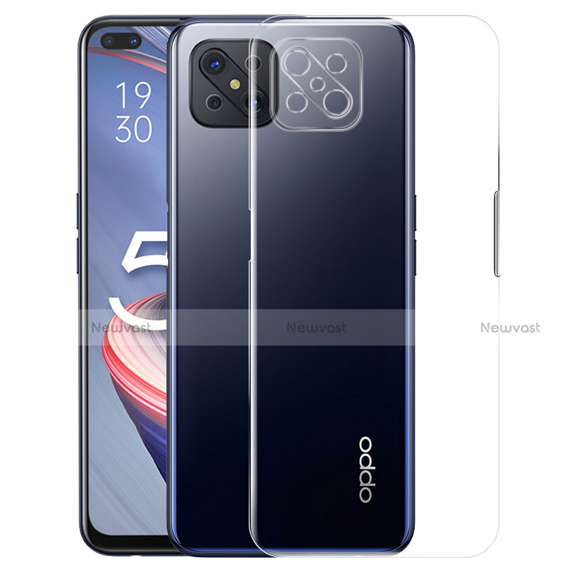 Ultra-thin Transparent TPU Soft Case Cover for Oppo A92s 5G Clear