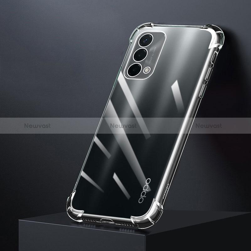 Ultra-thin Transparent TPU Soft Case Cover for Oppo A95 4G Clear