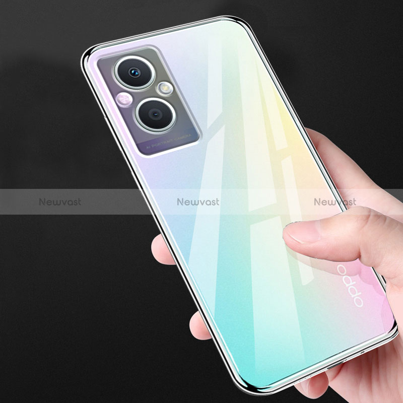 Ultra-thin Transparent TPU Soft Case Cover for Oppo A96 5G Clear