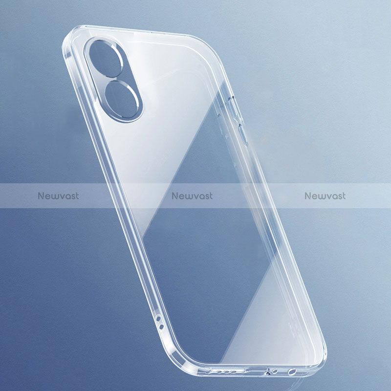 Ultra-thin Transparent TPU Soft Case Cover for Oppo A98 5G Clear