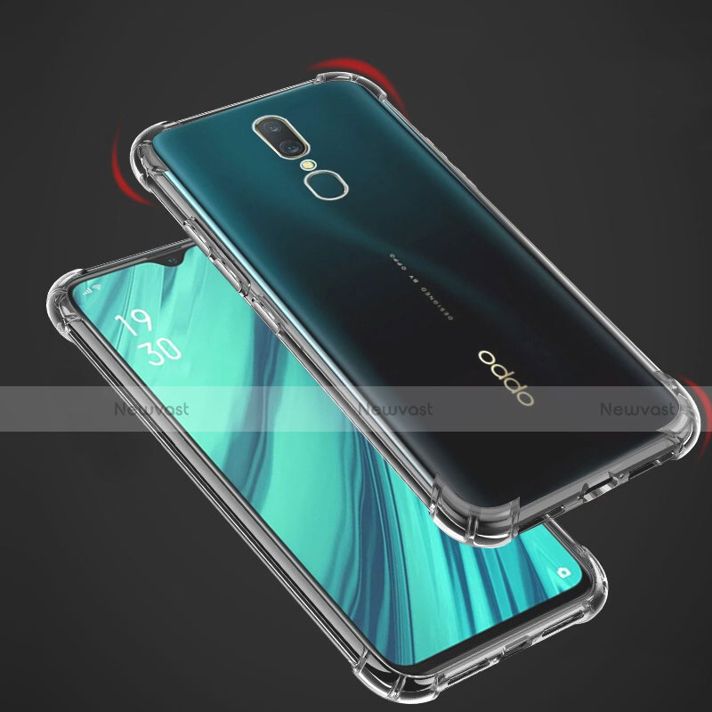 Ultra-thin Transparent TPU Soft Case Cover for Oppo A9X Clear