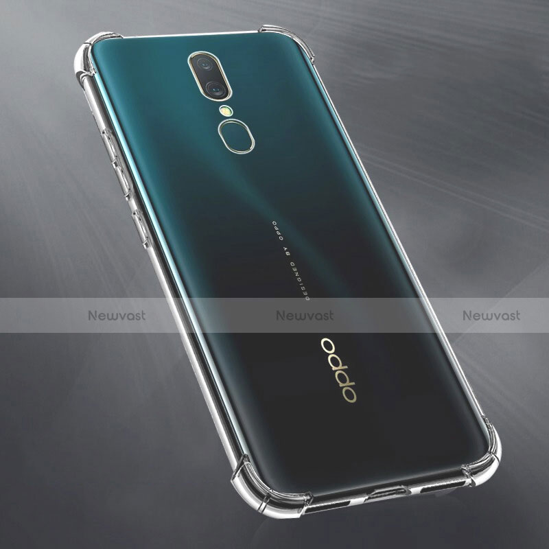 Ultra-thin Transparent TPU Soft Case Cover for Oppo A9X Clear