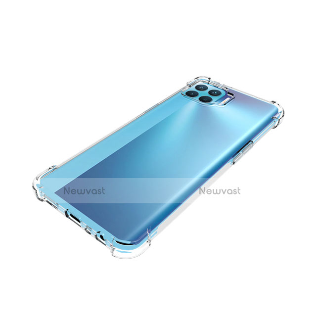 Ultra-thin Transparent TPU Soft Case Cover for Oppo F17 Pro Clear