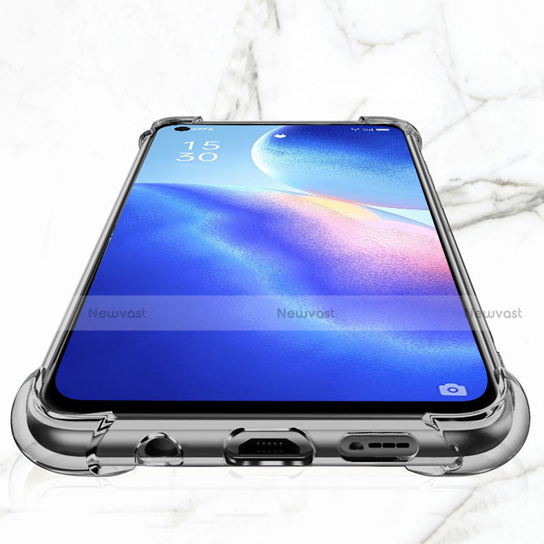 Ultra-thin Transparent TPU Soft Case Cover for Oppo Find X3 Lite 5G Clear