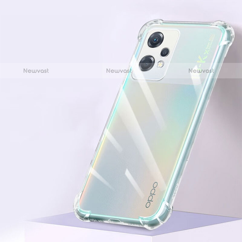 Ultra-thin Transparent TPU Soft Case Cover for Oppo K10X 5G Clear
