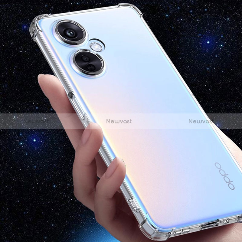 Ultra-thin Transparent TPU Soft Case Cover for Oppo K11x 5G Clear