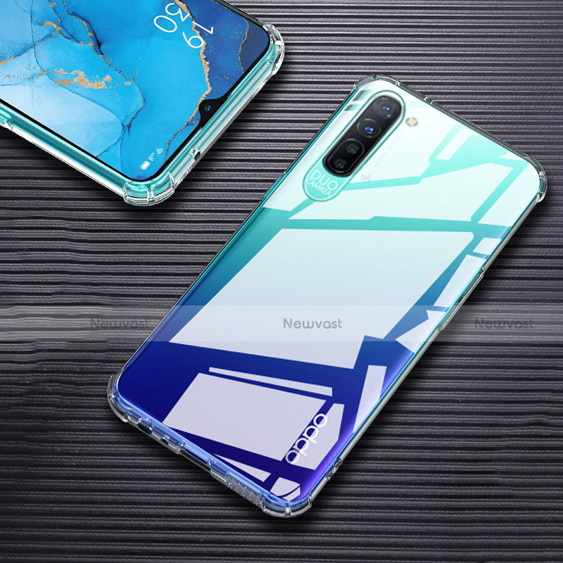 Ultra-thin Transparent TPU Soft Case Cover for Oppo K7 5G Clear