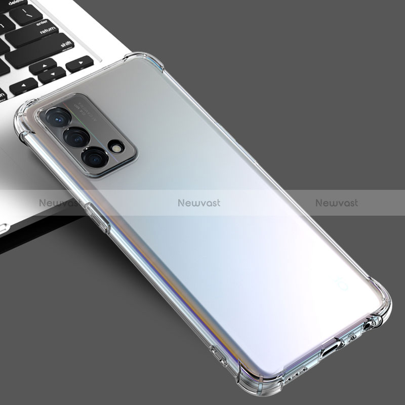 Ultra-thin Transparent TPU Soft Case Cover for Oppo K9 5G Clear