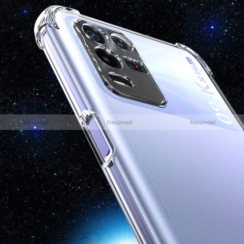 Ultra-thin Transparent TPU Soft Case Cover for Oppo K9X 5G Clear