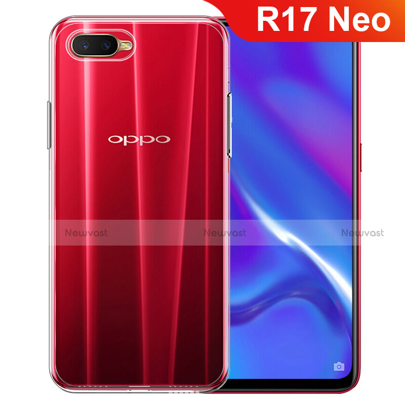 Ultra-thin Transparent TPU Soft Case Cover for Oppo R17 Neo Clear