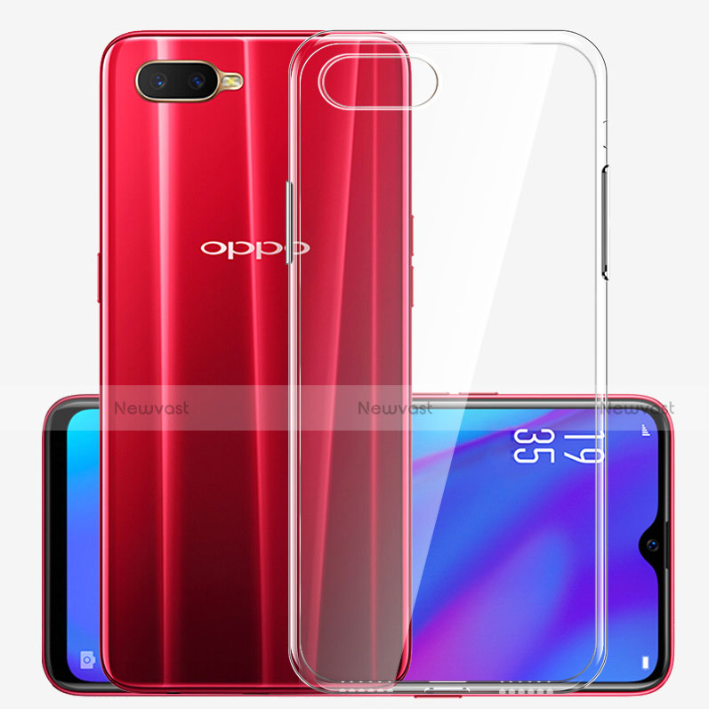Ultra-thin Transparent TPU Soft Case Cover for Oppo R17 Neo Clear