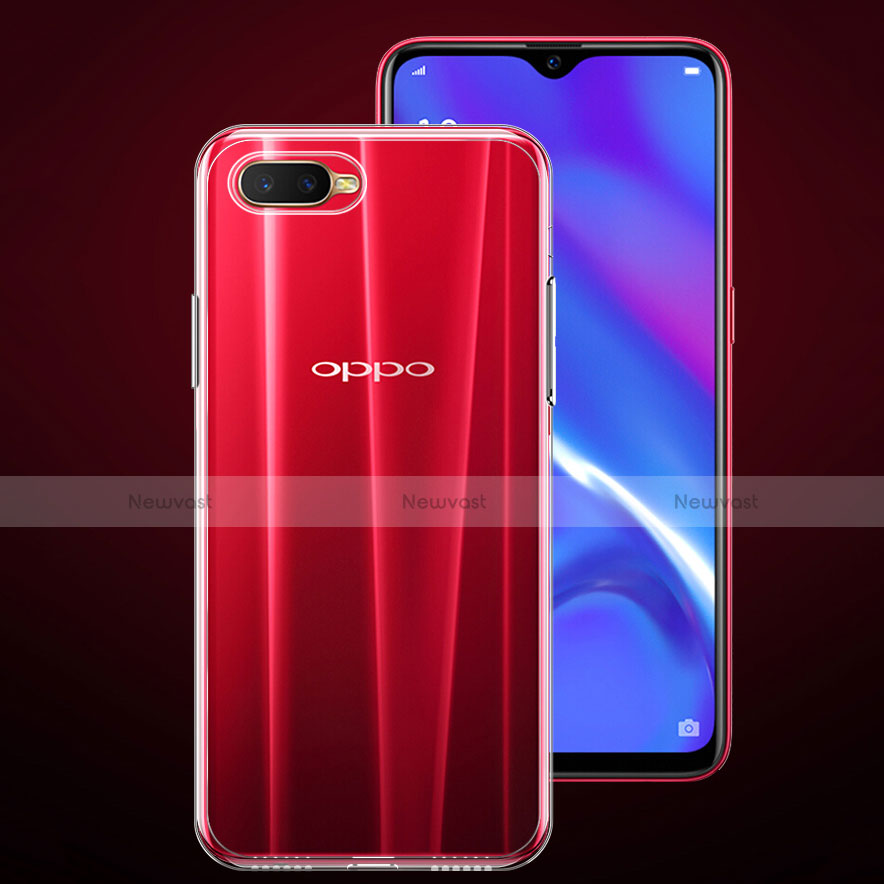 Ultra-thin Transparent TPU Soft Case Cover for Oppo R17 Neo Clear