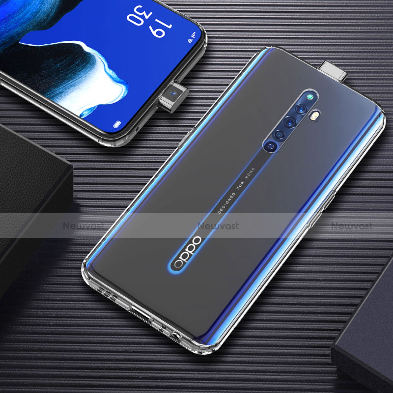 Ultra-thin Transparent TPU Soft Case Cover for Oppo Reno2 Z Clear