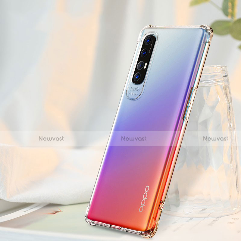 Ultra-thin Transparent TPU Soft Case Cover for Oppo Reno3 Pro Clear