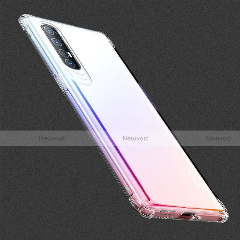 Ultra-thin Transparent TPU Soft Case Cover for Oppo Reno3 Pro Clear