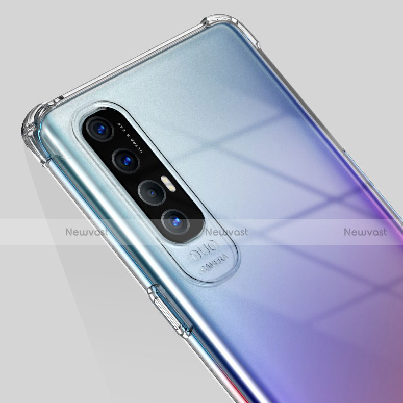 Ultra-thin Transparent TPU Soft Case Cover for Oppo Reno3 Pro Clear