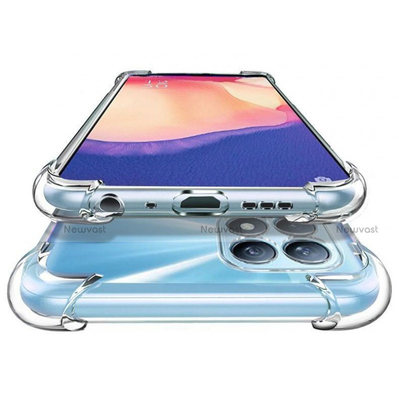 Ultra-thin Transparent TPU Soft Case Cover for Oppo Reno4 SE 5G Clear