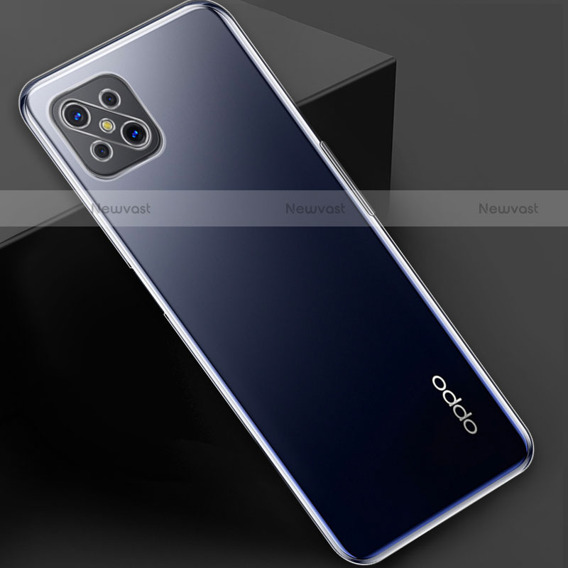 Ultra-thin Transparent TPU Soft Case Cover for Oppo Reno4 Z 5G Clear