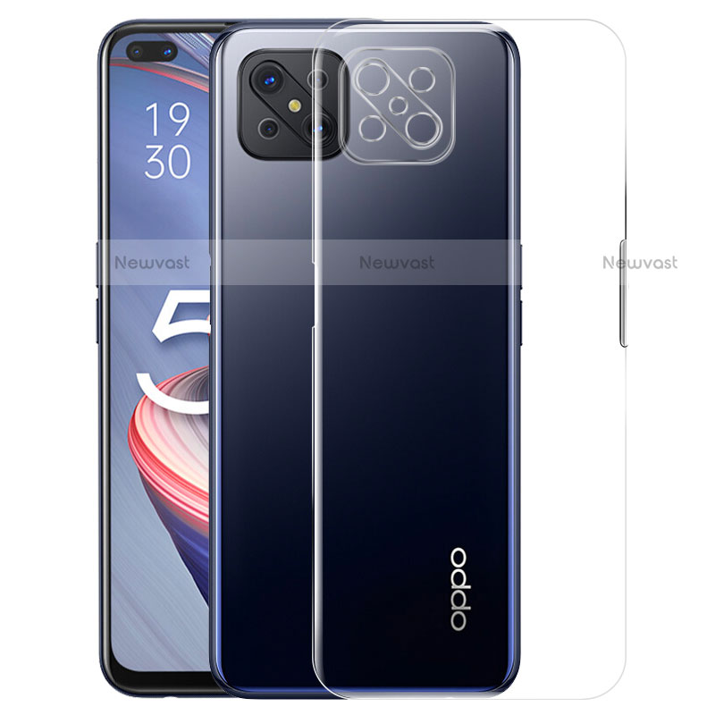Ultra-thin Transparent TPU Soft Case Cover for Oppo Reno4 Z 5G Clear