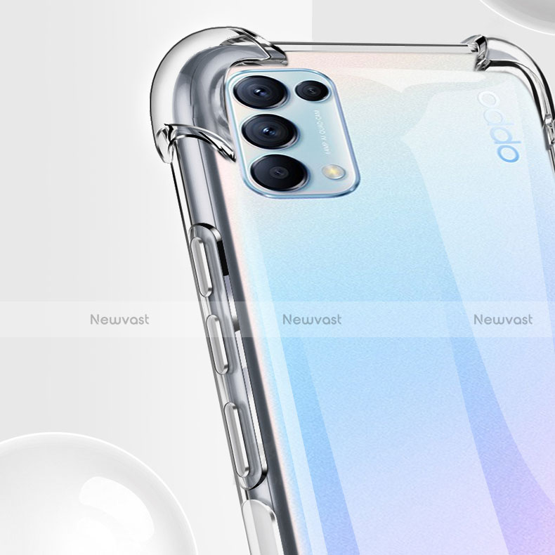 Ultra-thin Transparent TPU Soft Case Cover for Oppo Reno5 5G Clear