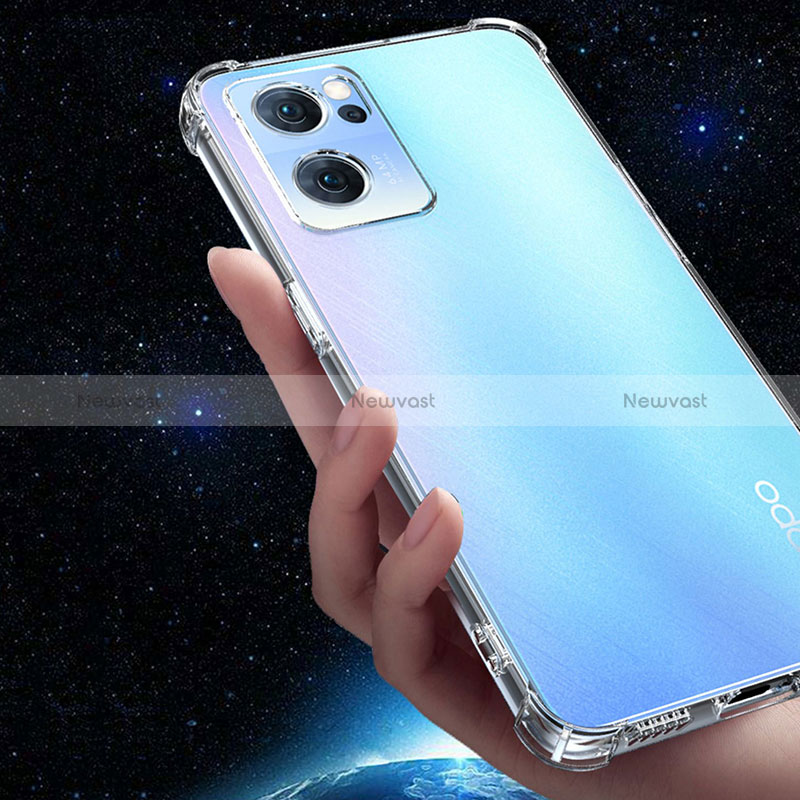 Ultra-thin Transparent TPU Soft Case Cover for Oppo Reno7 Pro 5G Clear