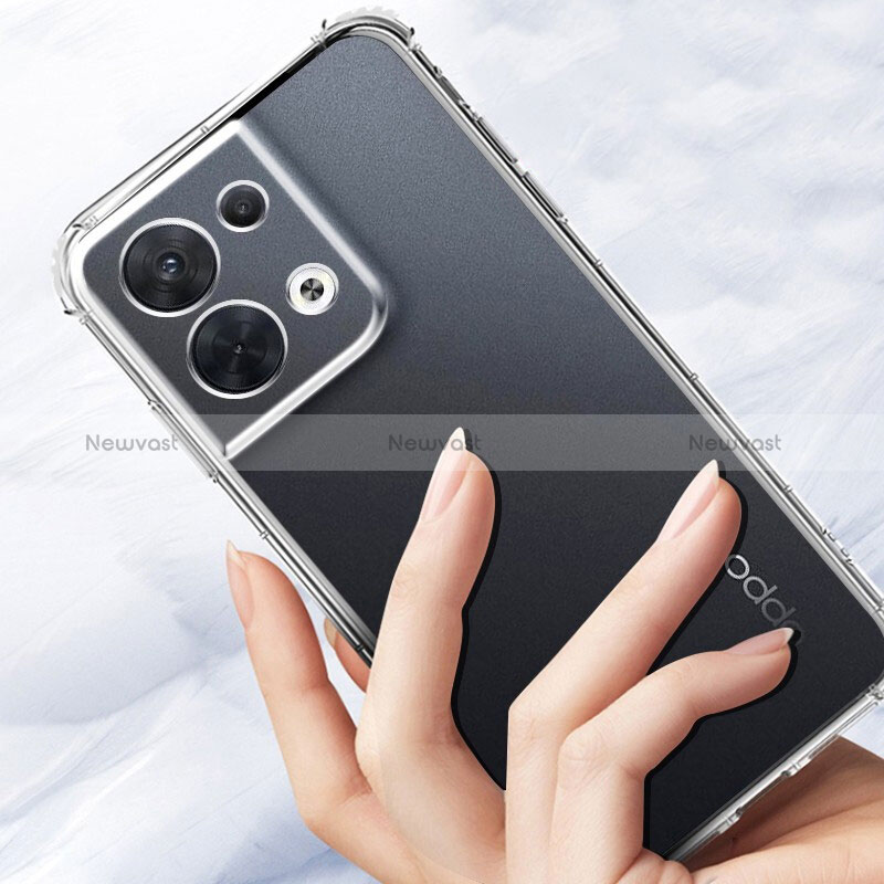 Ultra-thin Transparent TPU Soft Case Cover for Oppo Reno8 Pro+ Plus 5G Clear