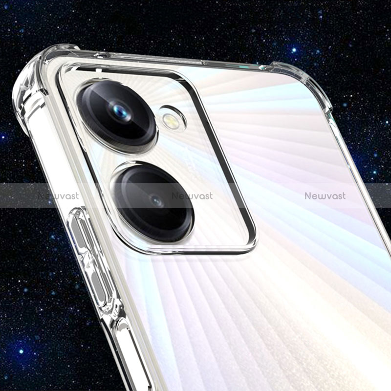Ultra-thin Transparent TPU Soft Case Cover for Realme 10 Pro 5G Clear