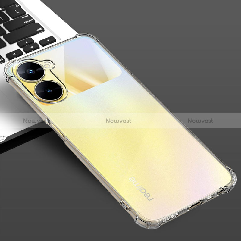 Ultra-thin Transparent TPU Soft Case Cover for Realme 10S 5G Clear