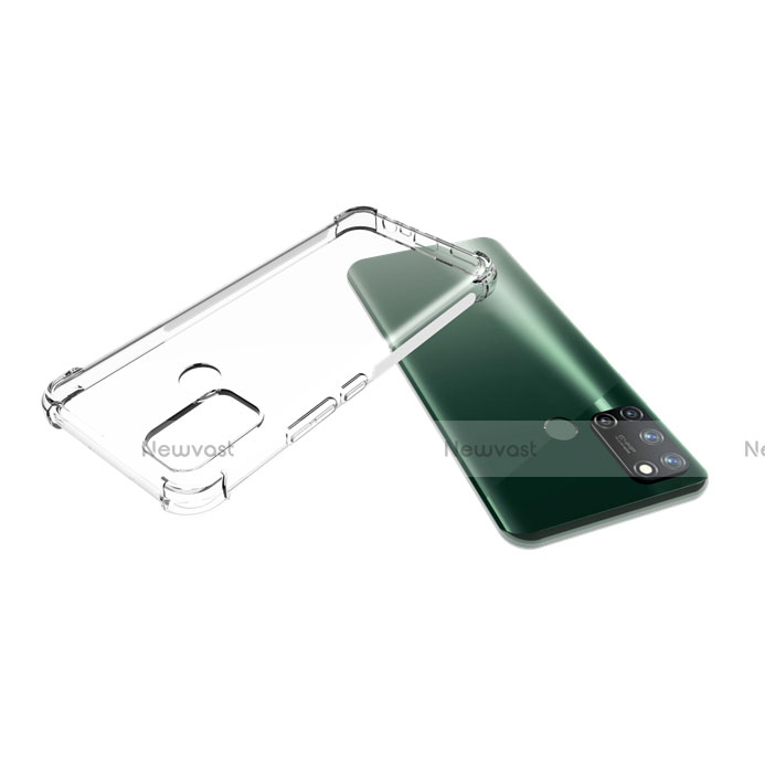 Ultra-thin Transparent TPU Soft Case Cover for Realme C17 Clear