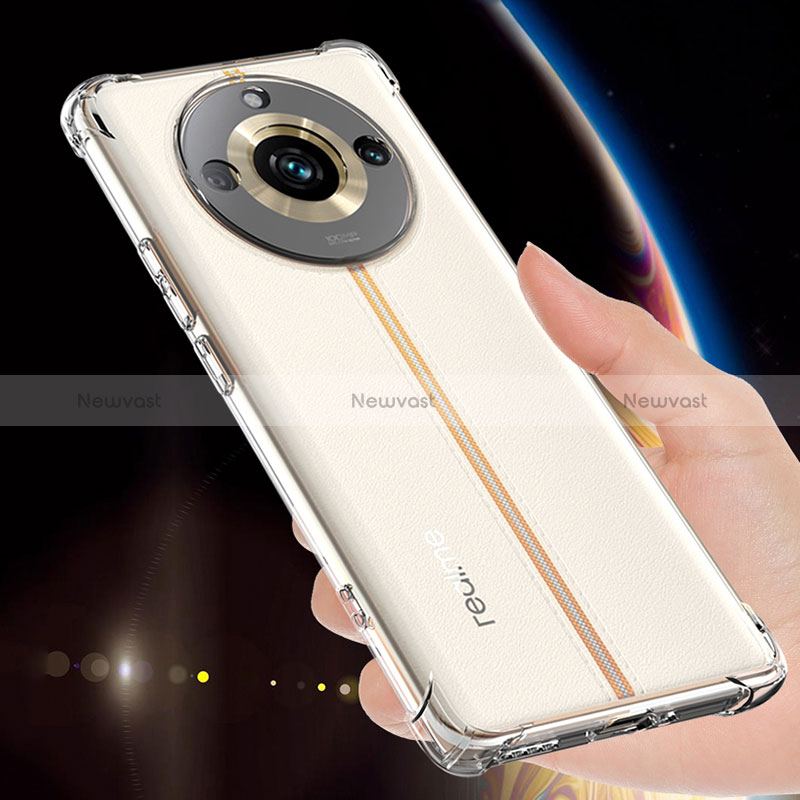 Ultra-thin Transparent TPU Soft Case Cover for Realme Narzo 60 5G Clear
