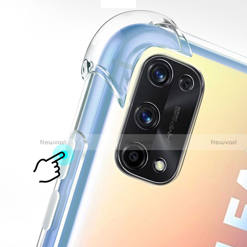 Ultra-thin Transparent TPU Soft Case Cover for Realme Q2 Pro 5G Clear