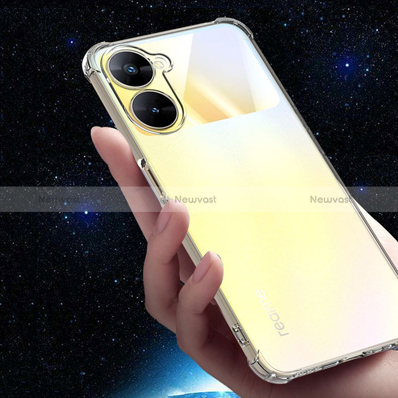 Ultra-thin Transparent TPU Soft Case Cover for Realme Q5x 5G Clear