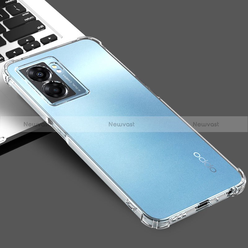 Ultra-thin Transparent TPU Soft Case Cover for Realme V23 5G Clear