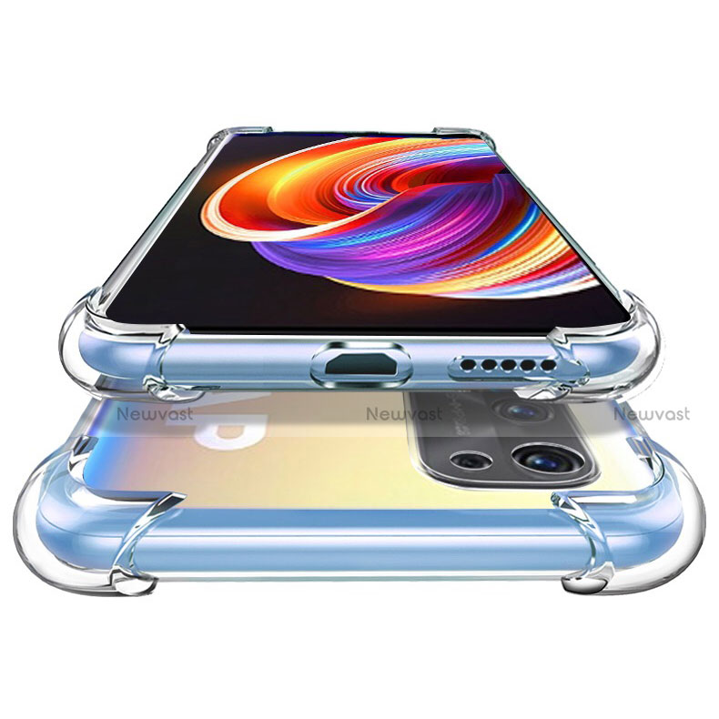 Ultra-thin Transparent TPU Soft Case Cover for Realme X7 5G Clear