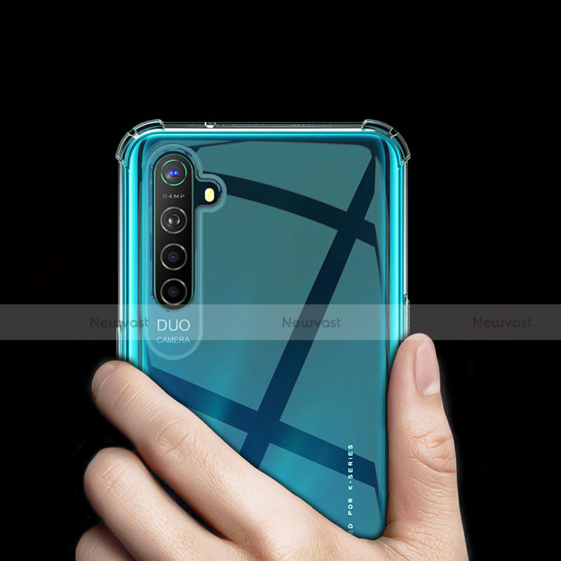 Ultra-thin Transparent TPU Soft Case Cover for Realme XT Clear