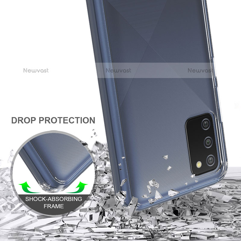 Ultra-thin Transparent TPU Soft Case Cover for Samsung Galaxy A02s Clear