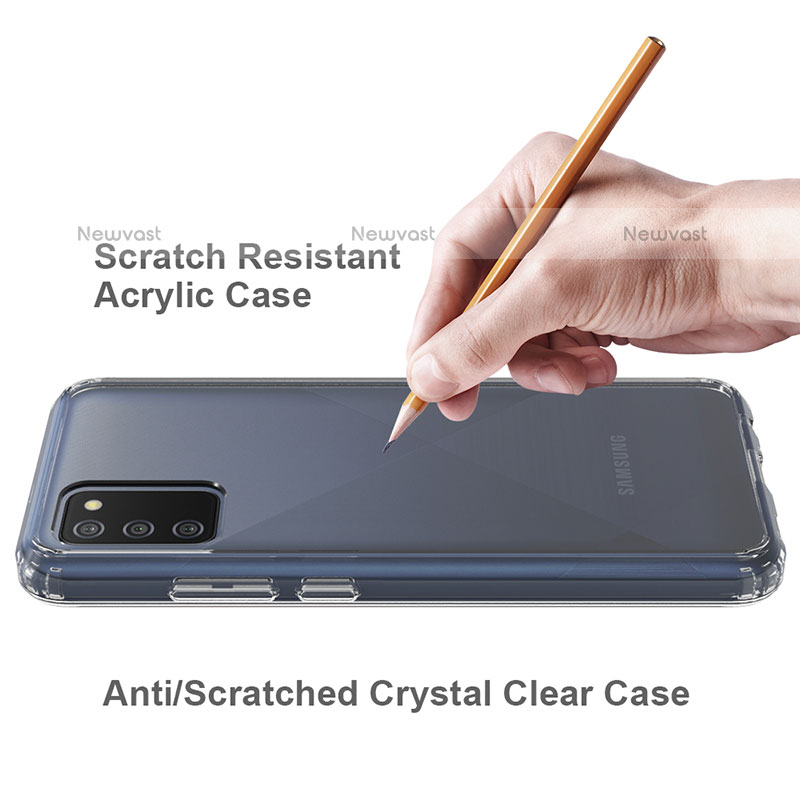 Ultra-thin Transparent TPU Soft Case Cover for Samsung Galaxy A02s Clear