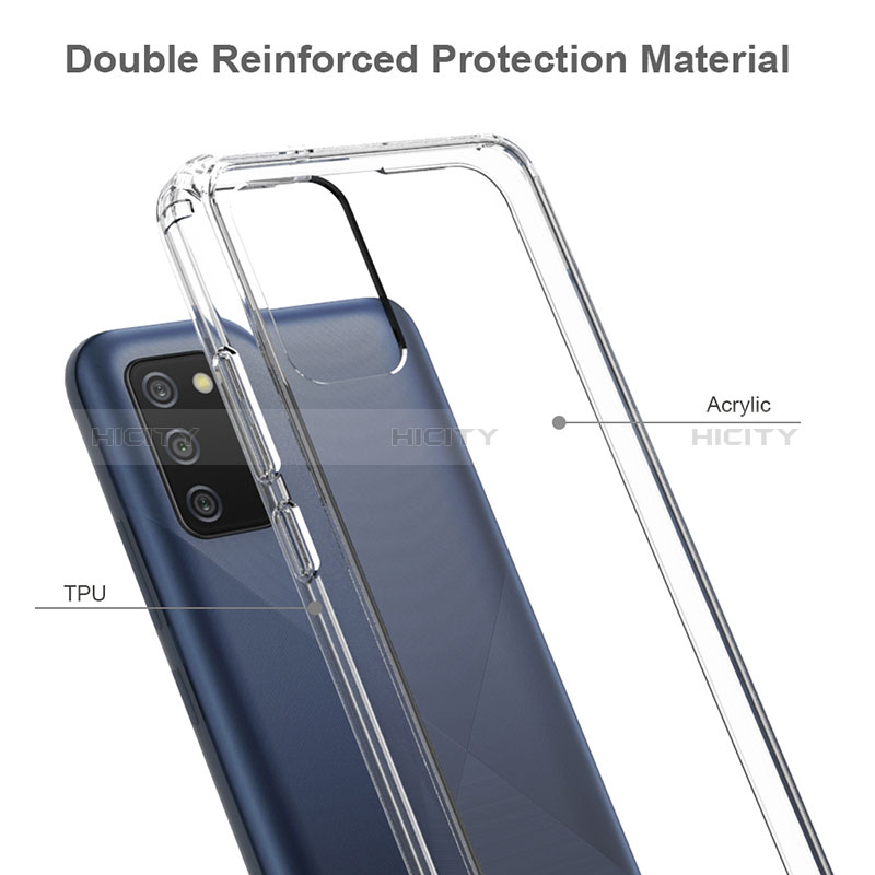 Ultra-thin Transparent TPU Soft Case Cover for Samsung Galaxy A03s Clear