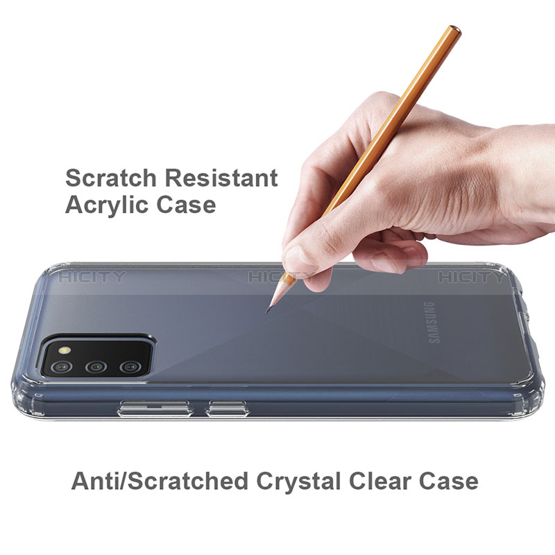 Ultra-thin Transparent TPU Soft Case Cover for Samsung Galaxy A03s Clear