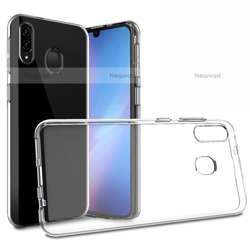 Ultra-thin Transparent TPU Soft Case Cover for Samsung Galaxy A20 Clear