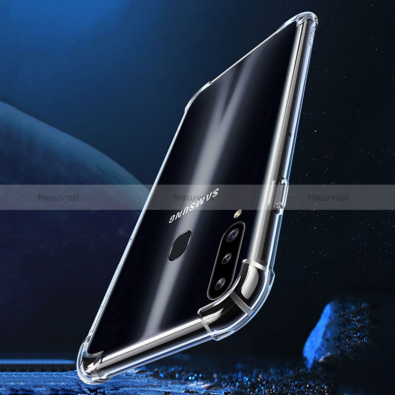 Ultra-thin Transparent TPU Soft Case Cover for Samsung Galaxy A20s Clear